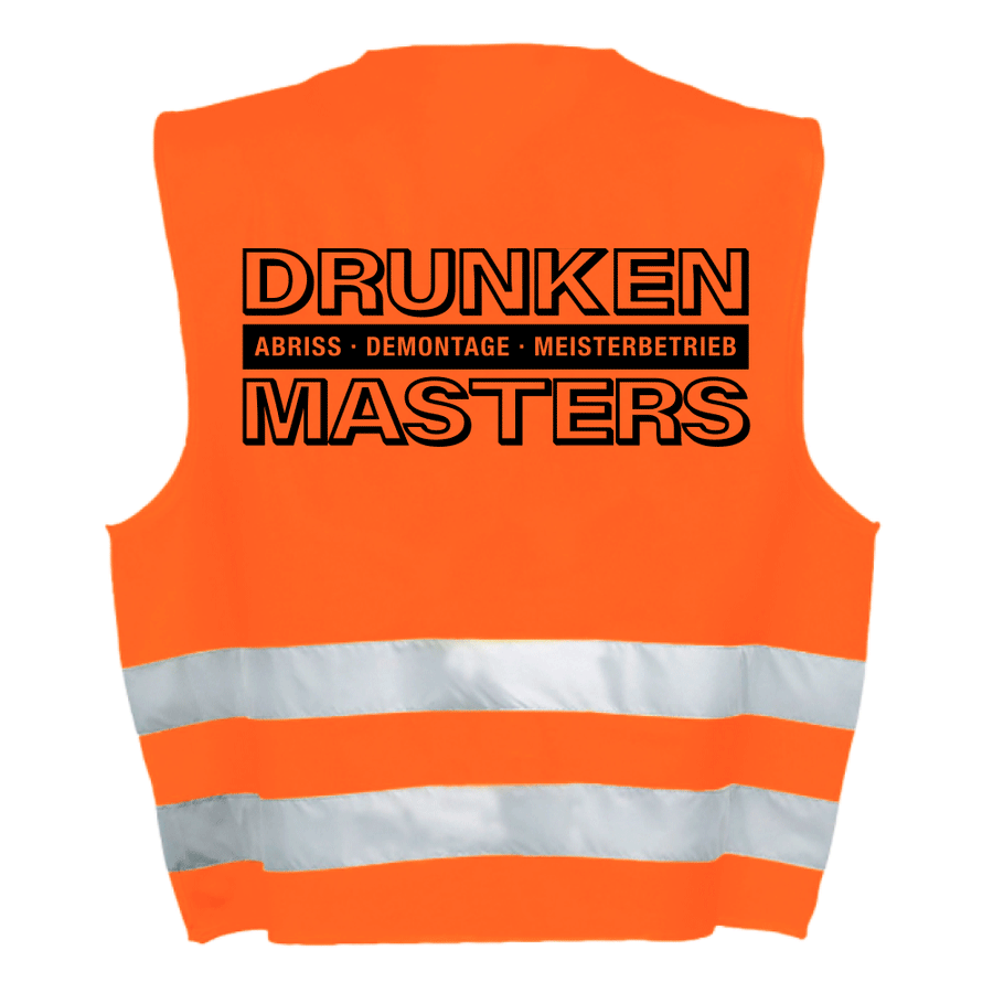 Drunken Masters DEMONTAGE Warnweste